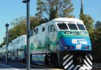 The Sounder Commuter Rail in Seattle, Washington.