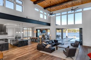 Living area in Clayton County mansion