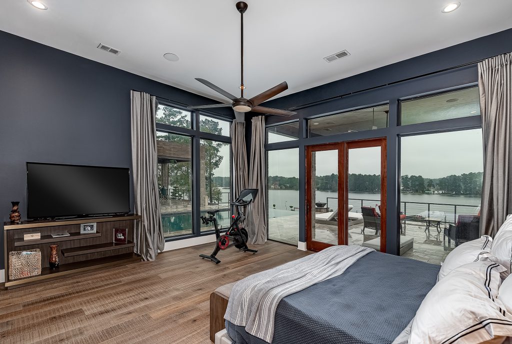 Master bedroom in Clayton County mansion