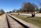 Residents picking up litter in Clayton County